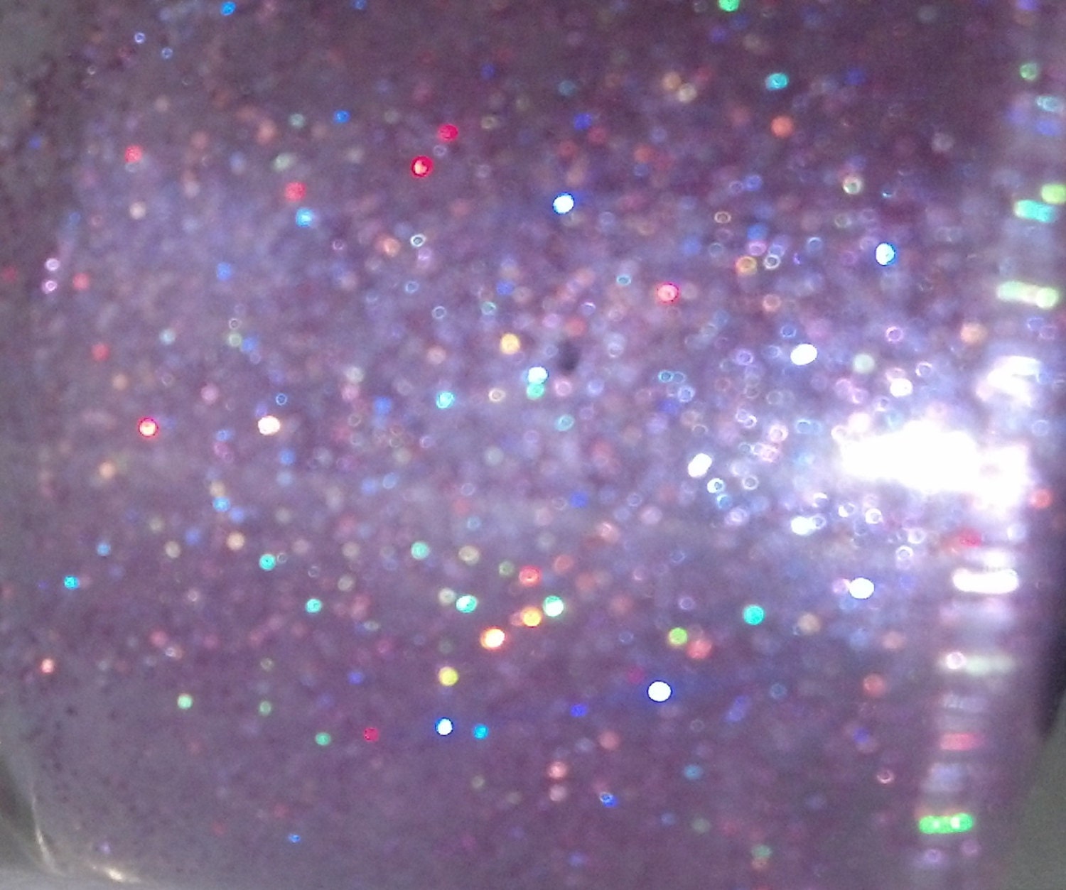 May Flowers - Handmade Nail Polish - Glitter Polish - Purple Holographic - Purple Polish - Nail Lacquer