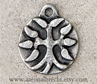 Dog ID Tag - Dog Tags - Pet Tag - Dog ID Tag - Custom Hand Stamped Tree of Life