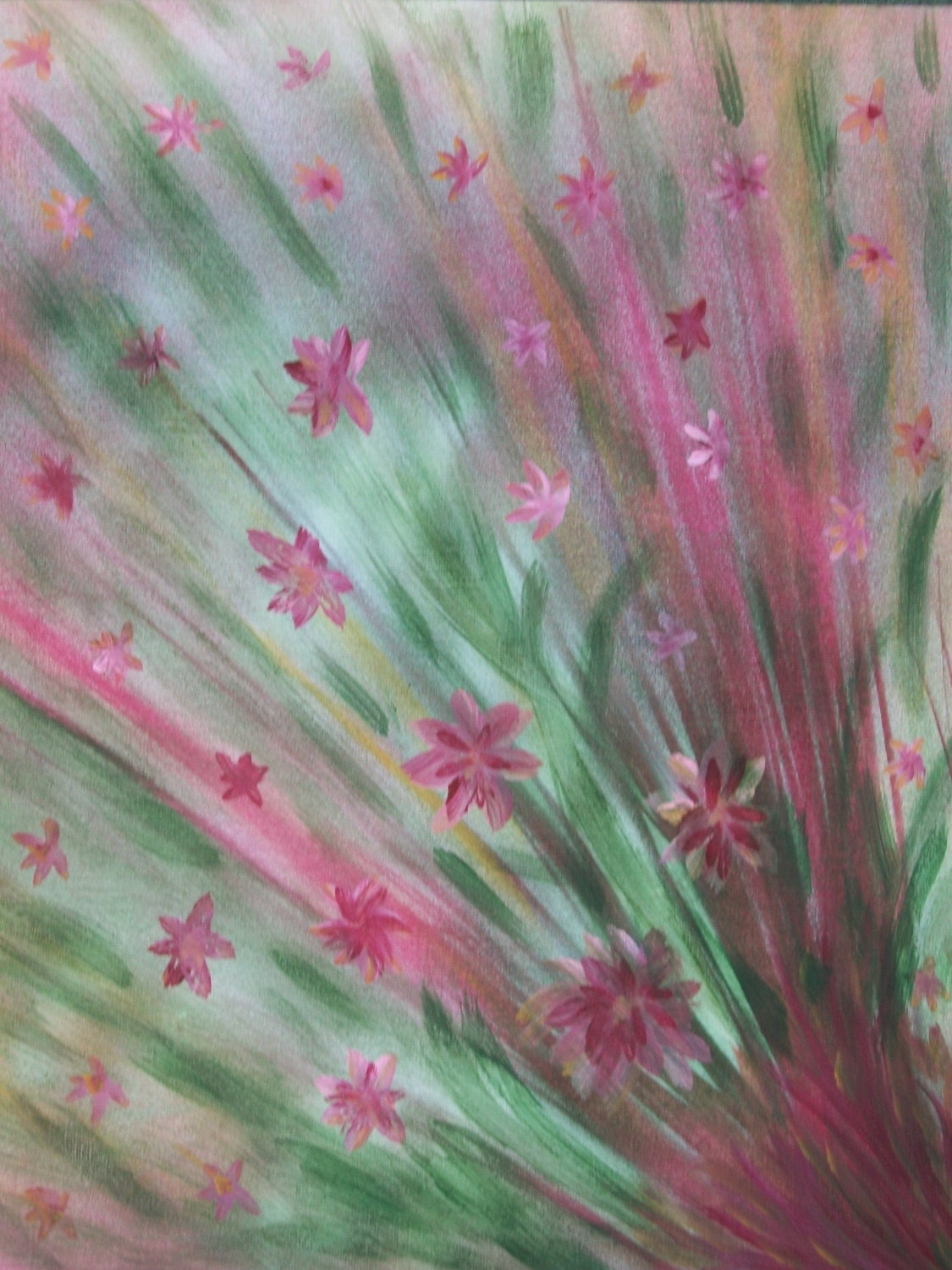 Contemporary Home Decor Original Art 11X14 Naturescape