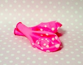 Neon Pink Polka Dot Balloon