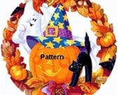 Halloween. Counted Cross Stitch Pattern. PDF Files. Free shipping.