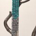 Perfectly Peacock Teal Crystal Headband