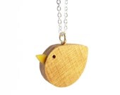 Wooden Bird Necklace