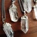 Clear Crystal Quartz Necklace