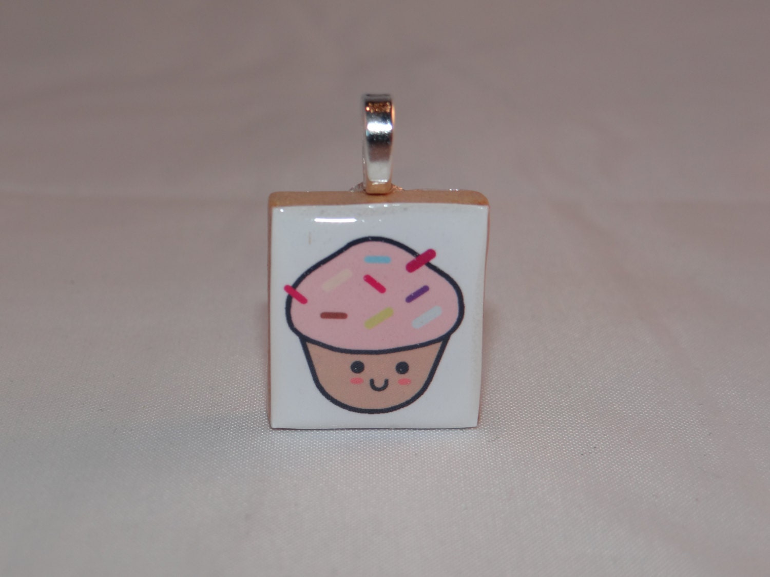 Cupcake With Sprinkles pendant