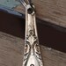 INITIAL personalized Hand Stamped Vintage spoon handle Keychain