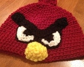 Angry Birds Hat - Red or Black