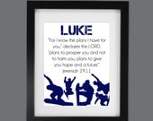 Jeremiah 29:11 "For I know the plans I have for you..." Snowboard - Printable Home Decor Artwork - High resolution JPG - PIY