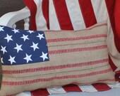 American Flag Lumbar Pillow