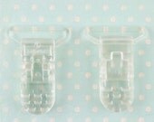 10 Clear Plastic Pacifier Binky/Paci/Dummy/Nuk/MAM/Bib/Toy Holder Clips (Ships from the USA)