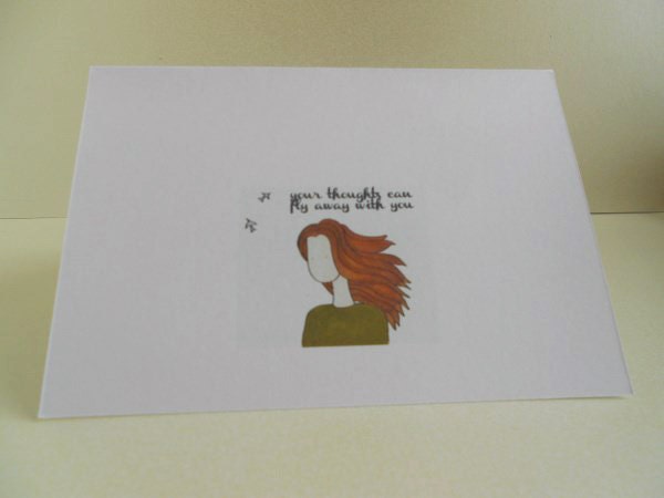 Your Thoughts Can Fly Away With You Greeting Card