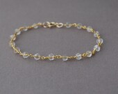 Clear Quartz Beaded Bracelet