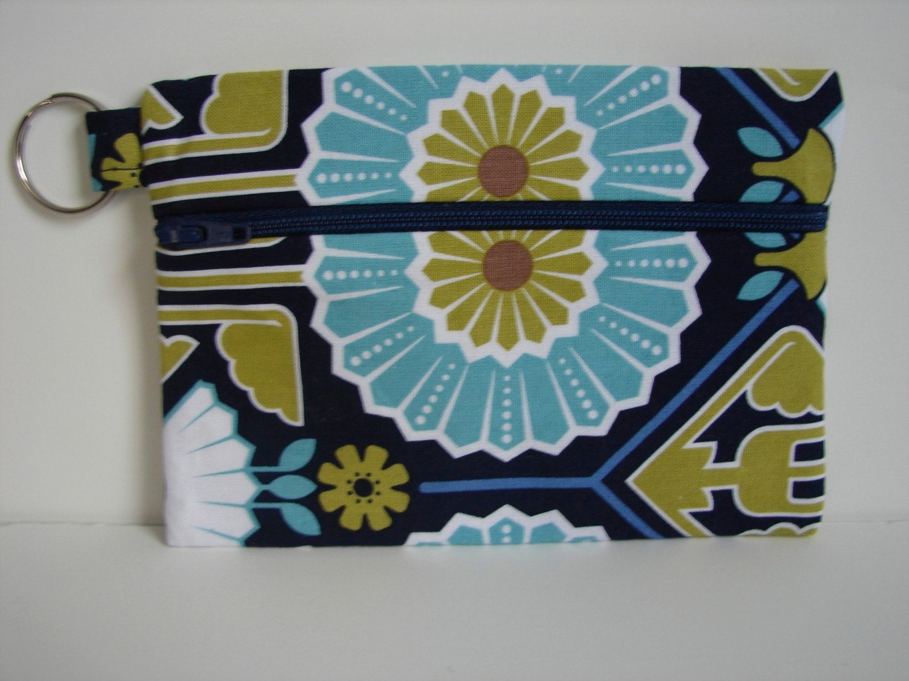 Keychain Wallet in Joel Dewberry Modern Meadow