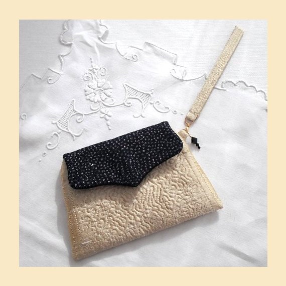 silk wristlet wedding purse - 'Sparkle' design available in cream, pale green, sugar pink or violet