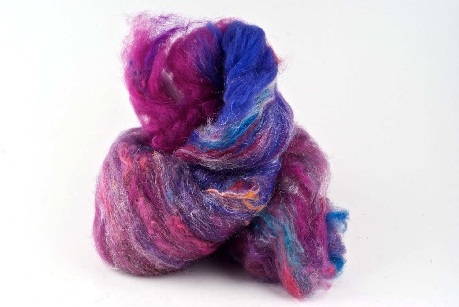 Art Batt - Drum Carded Spinning or Felting Fibers - Jellybean