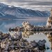 Landscape Photography, Mono Lake, Sierras, California - Blue, Brown, Off White - Nature Photography