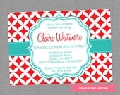 Printable Lingerie Shower Invitation - Shower Themed Pixie Invite - Colors and Text Customizable Il_170x135