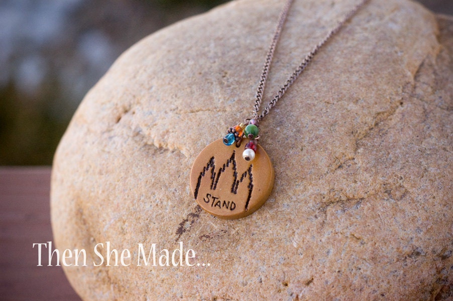 Stand in Holy Places Necklace with YW Colored Charms