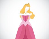 Minimalist Sleeping Beauty // Disney Princess // Aurora // Movie Poster Print