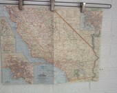 Vintage Map - California - National Geographic Map