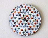 Retro Wall Clock, Woodland Clock, Home and Living, Nursery Clock,  Home Decor, Decor and Housewares, Wall Clocks, Unique Wall Clock