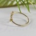 Double Heart Ring - Heart To Heart Love And Friendship Symbol, 14K Gold Filled Wire