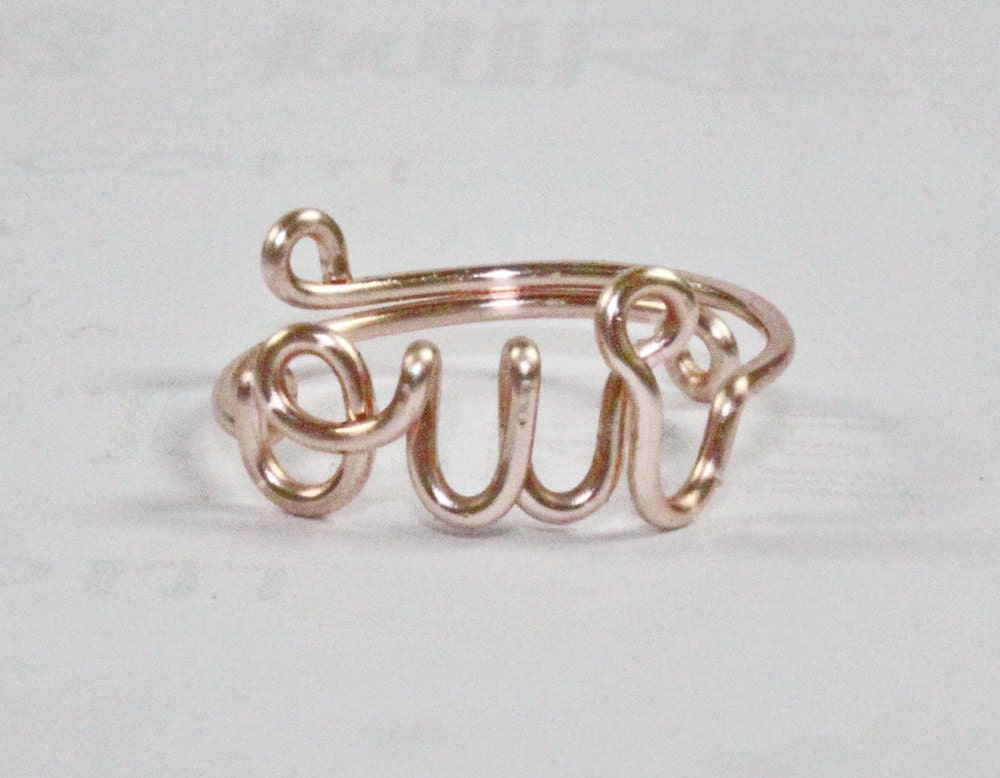 Rose Pink OUI Ring