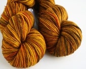 OOAK Sunset in Journey Worsted 100% SW Merino Wool by Skeinny Dipping