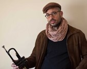 Infinity scarf - Jersey scarf in earth tones