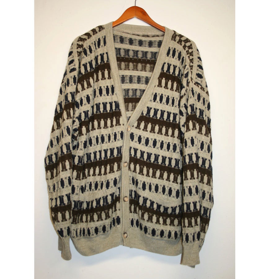 Extra Large Mens Cardigan,xlarge mens cardigan,mens oversized cardigan,hipster cardigan,men button cardigan,men cardigan sweater