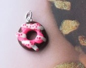 Cute Donut Charm Jewelry Polymer Clay