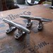 Pair of New Old Stock Vintage Boat Cleats - Chrome Nautical Hardware