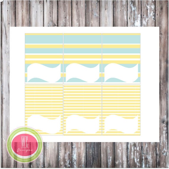 KITE Blank Tented Cards - Kite Party Printables - Place Cards - Instant Download - Party Printables by WC Designs Il_570xn