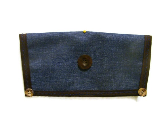 Denim Coupon Wallet/Coupon Organizer