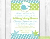 Under the Sea Baby Shower Invitation. 'Under the Sea' Birthday Party Invitation. Print-it-Yourself. Il_170x135