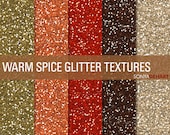 50% Off SALE Glitter Digital Papers Glitter Textures Glitter Paper Pack Warm Spice Instant Download Il_170x135