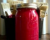 Home Brewed, LipStick Red Chalk Finish by UrbanOasisDecor - Handmade in the USA