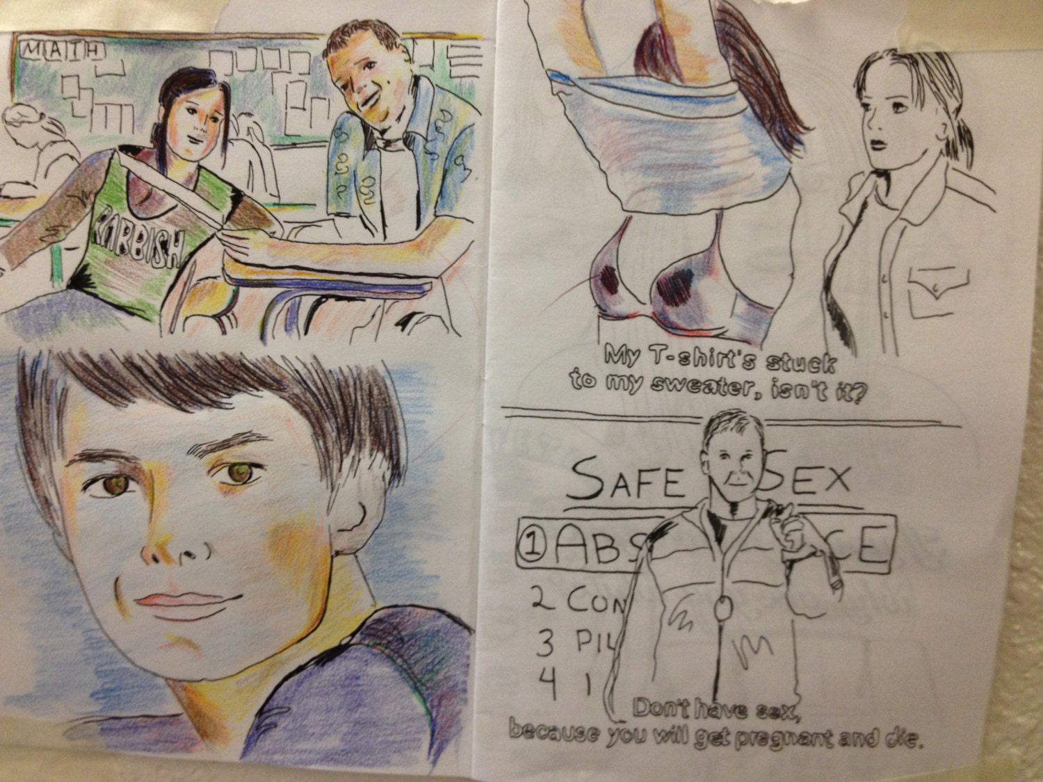 Mean Girls - Book/ zine illustrations.