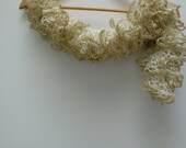 2013 Fashion crochet Ruffle infinity Scarf, READY TO SHIP