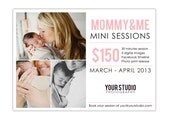 INSTANT DOWNLOAD - Mother's Day Mini Session template - Psd Newsletter  template - E765