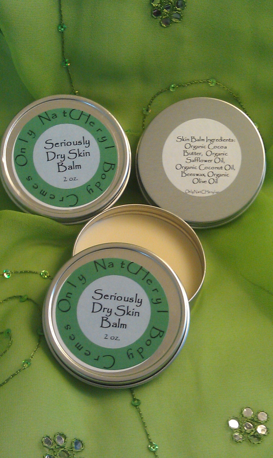 Seriously Dry Skin Balm made with Organic Oils, 2 oz.