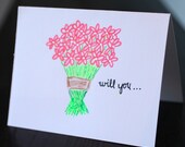 Will You Be My Bridesmaid or Maid Of Honor Card