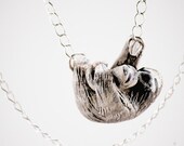 Mother and Baby Sloth Necklace