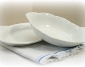 Set of 2 Vintage Ironstone Platters/Small Plates