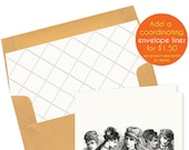 Envelope Liner - Coordinates with KITTY BEST Greeting Card