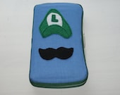 Luigi Super Mario Brothers Covered Baby Wipes Case -Nintendo Baby Shower Gift