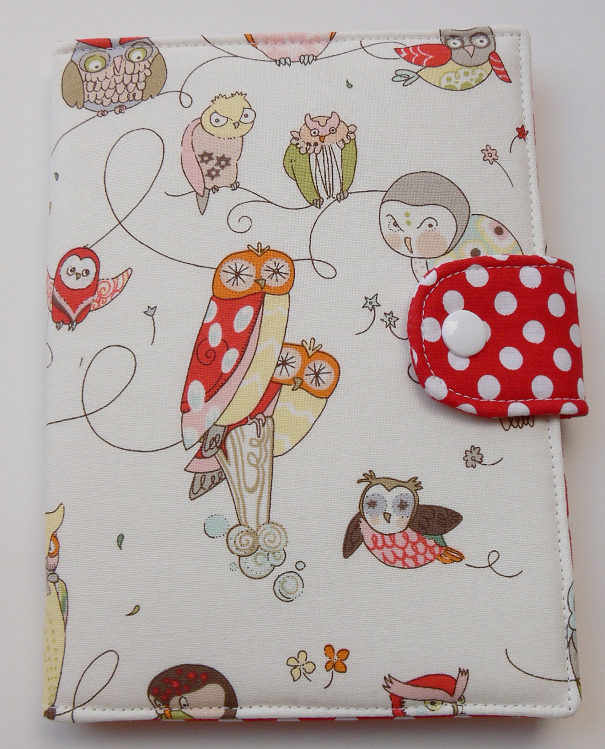 Standable Ipad Mini, Kindle Paper white, Kindle Fire HD, Nook cover, eReader Cover, Limited Edition Spotted Owl Custom order