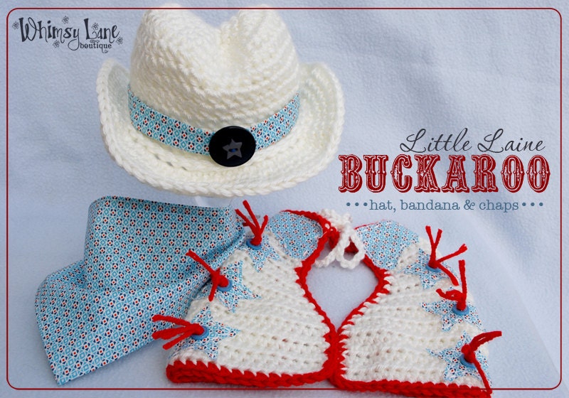 Newborn Cowboy Set-Little Laine Buckaroo-Photo Prop-Newborn-Ready To Ship