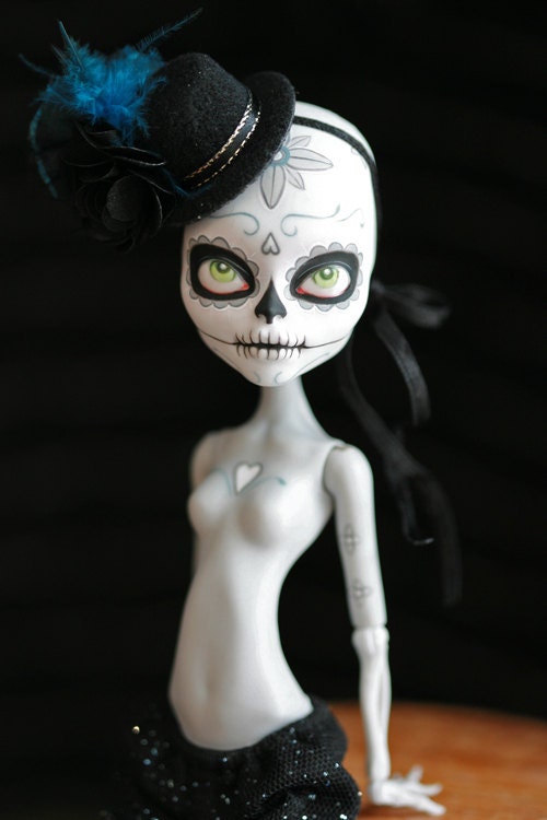 Dia de los Muertos Calavera Monster High postcard No. 3