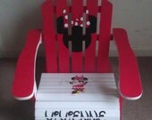 Children's Hand-painted, Made to Order Adirondack Chair (Can Be Personalized)